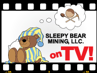 Sleepy Bear Mining on TV