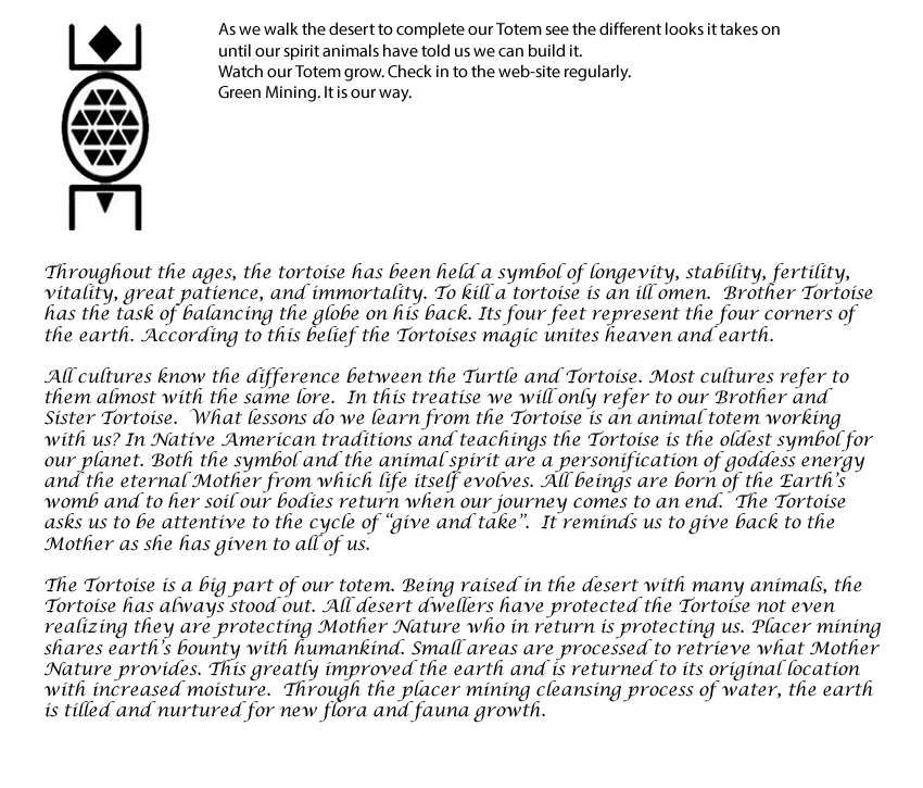 Happy Tortoise Mining (College of the Desert) Totem Throught the Ages